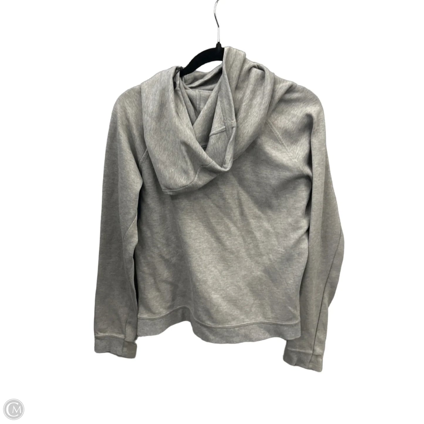 Sweatshirt Hoodie By Nike Apparel In Grey, Size: L