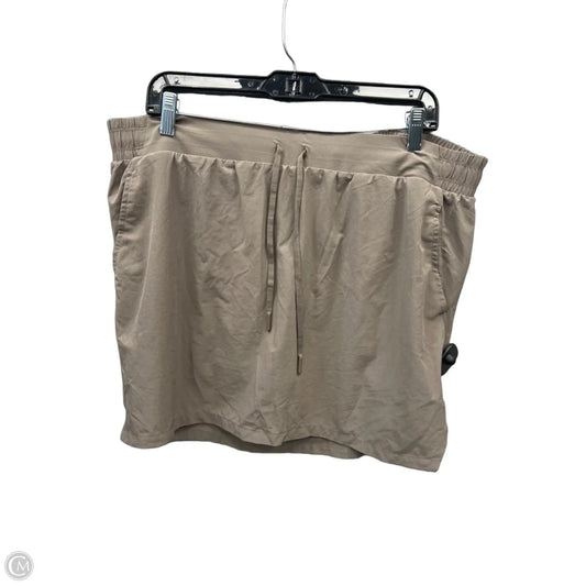 Athletic Skirt By All In Motion In Brown, Size: Xl