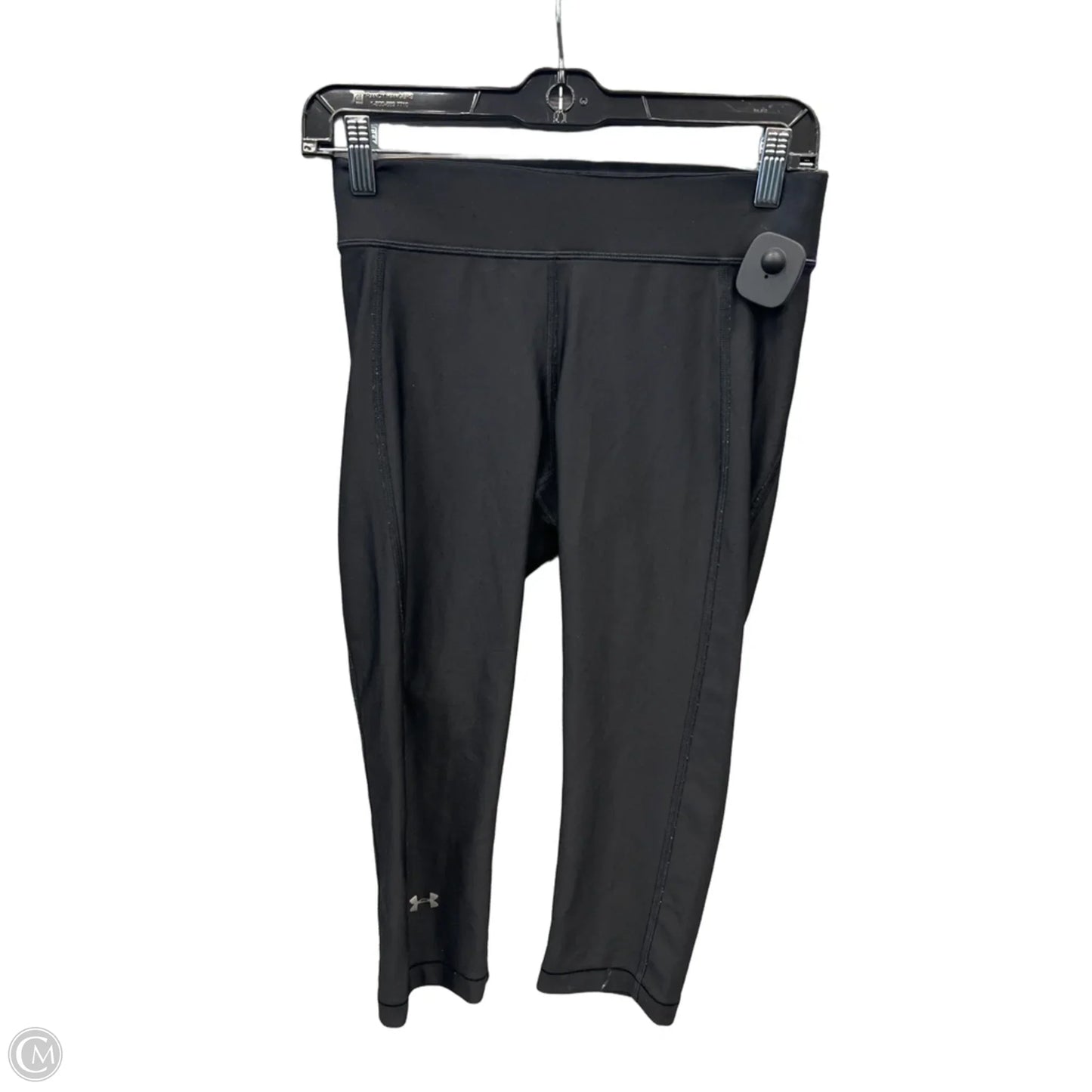Athletic Leggings Capris By Under Armour In Black, Size: M