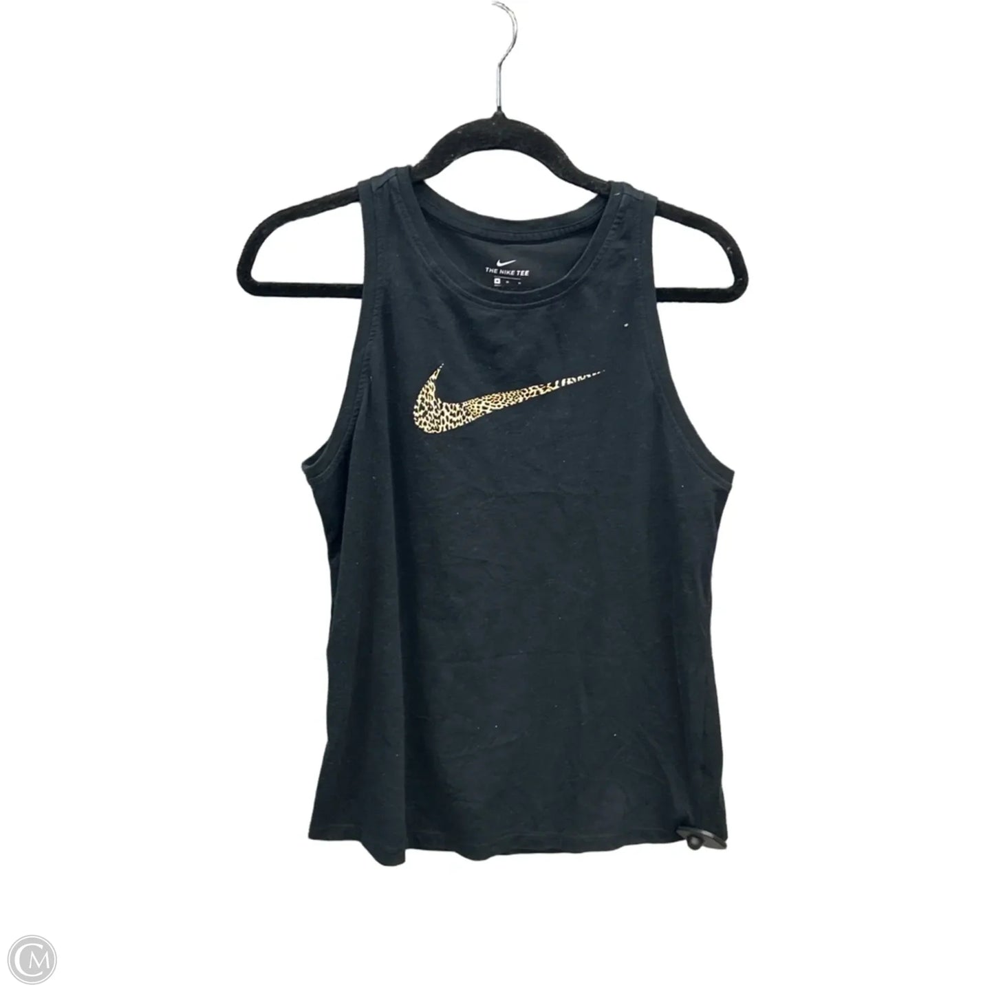 Athletic Tank Top By Nike Apparel In Black, Size: M
