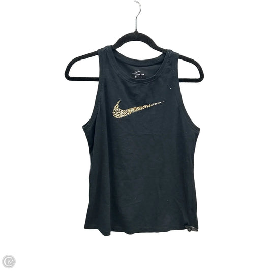 Athletic Tank Top By Nike Apparel In Black, Size: M