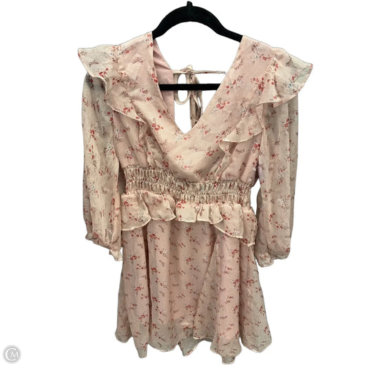 Dress Casual Midi By Clothes Mentor In Pink, Size: L