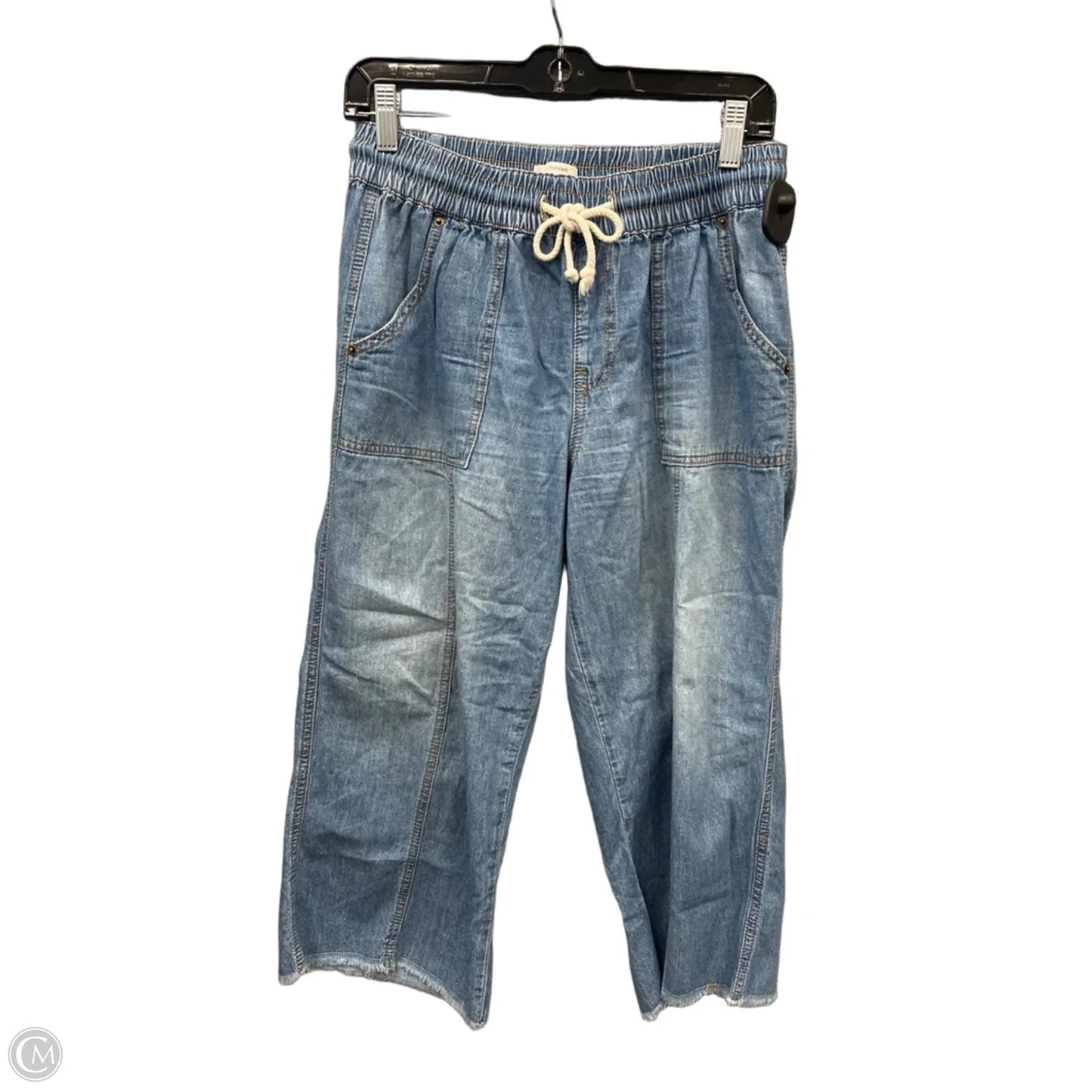 Pants Cropped By Maurices In Blue Denim, Size: 8