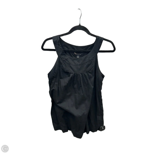 Top Sleeveless By Banana Republic In Black, Size: M