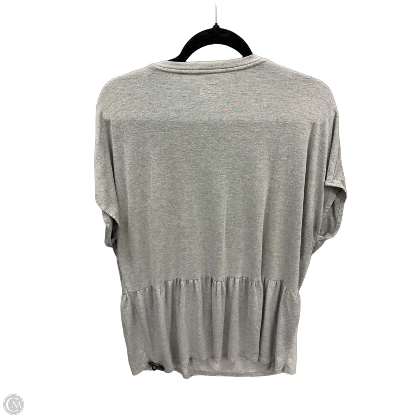 Top Short Sleeve By Lane Bryant In Grey, Size: Xl