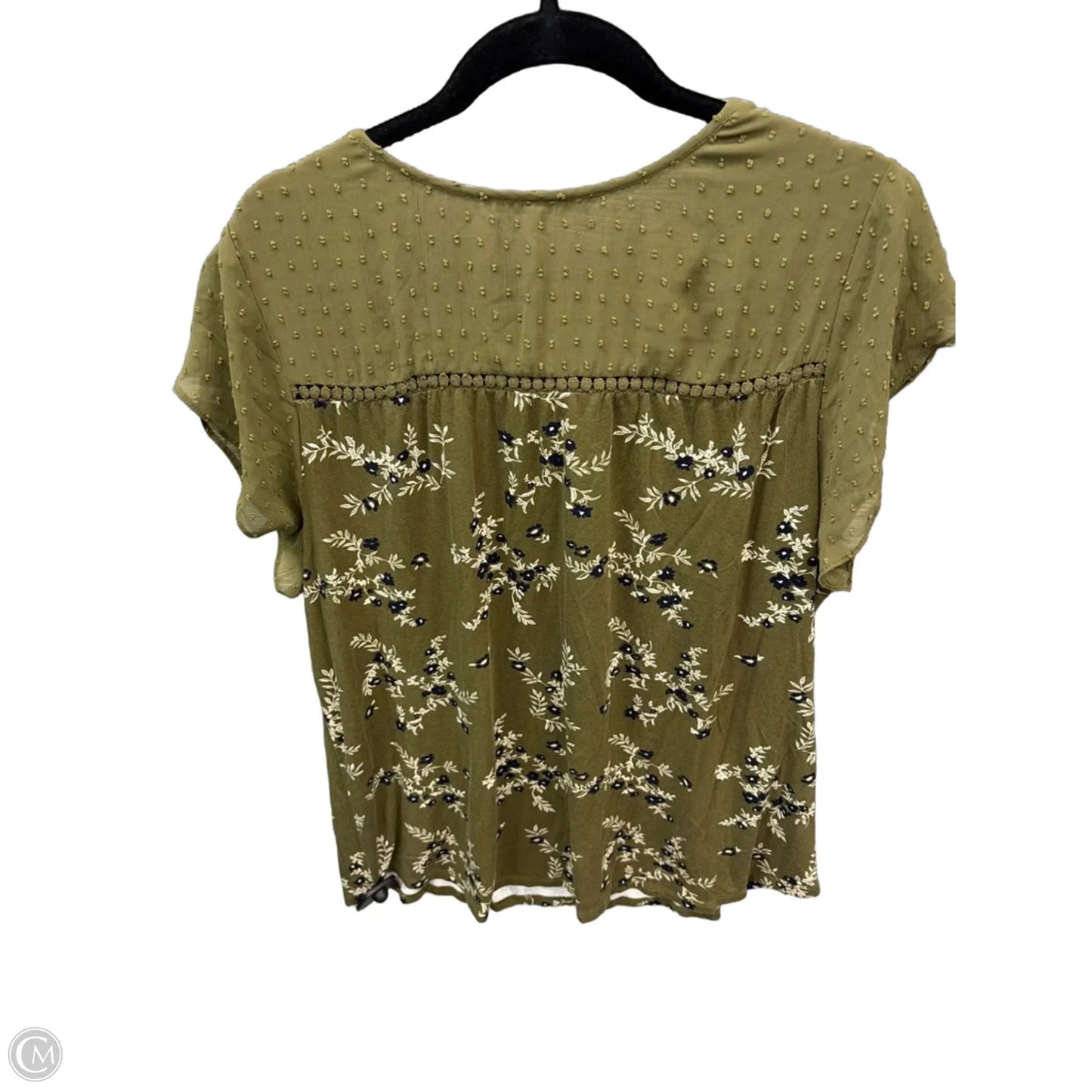 Top Short Sleeve By Daniel Rainn In Green, Size: Xxl