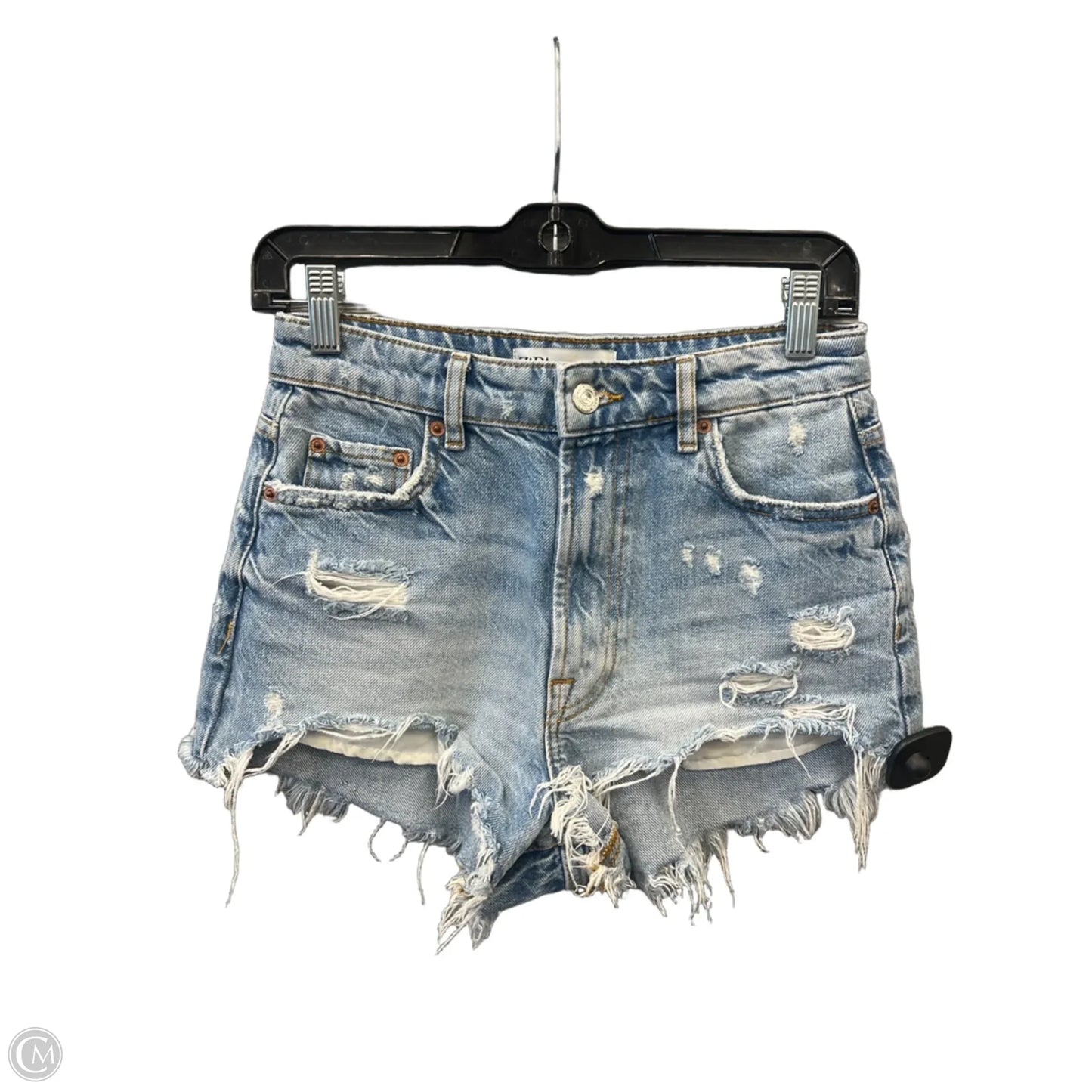 Shorts By Zara In Blue Denim, Size: 2