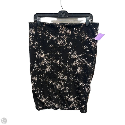 Skirt Midi By H&m In Black, Size: 12