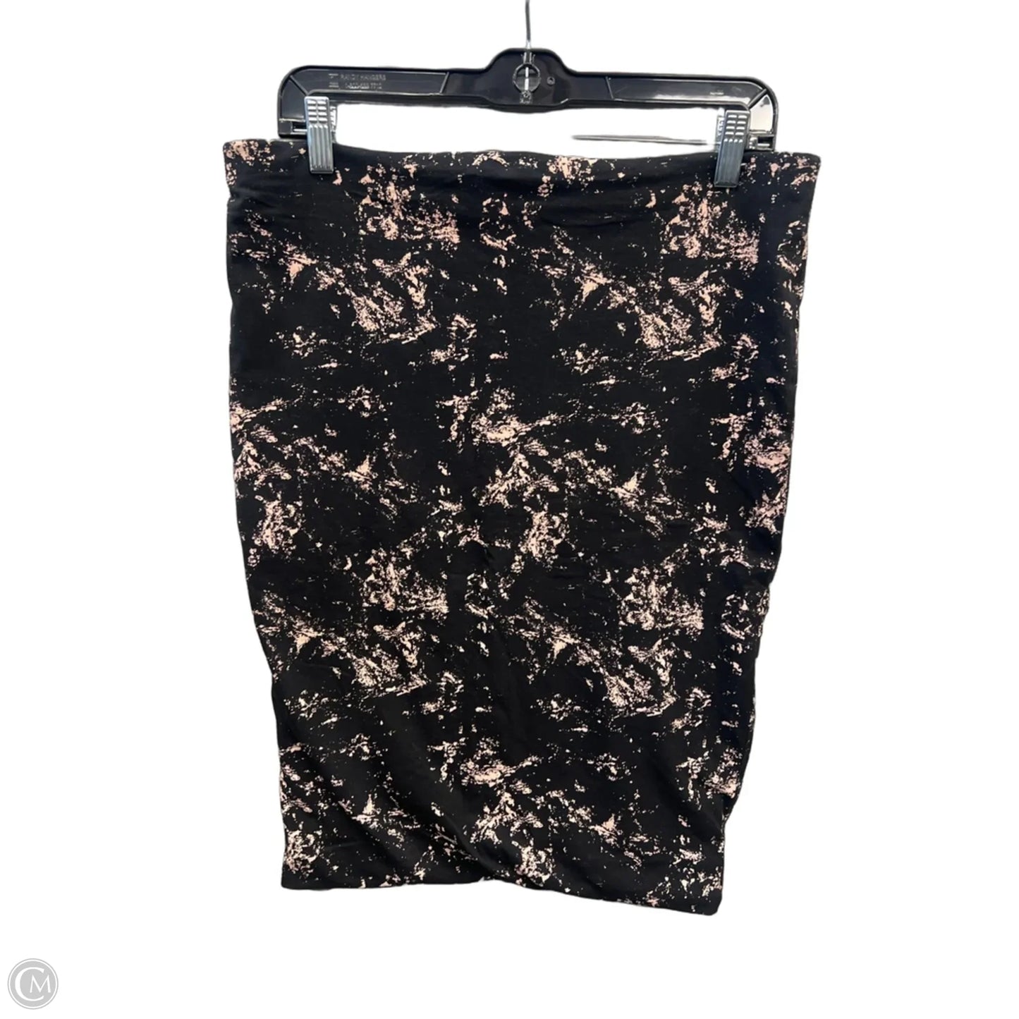Skirt Midi By H&m In Black, Size: 12