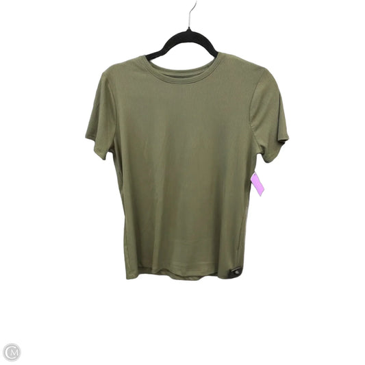 Top Short Sleeve Basic By Nine West In Green, Size: S