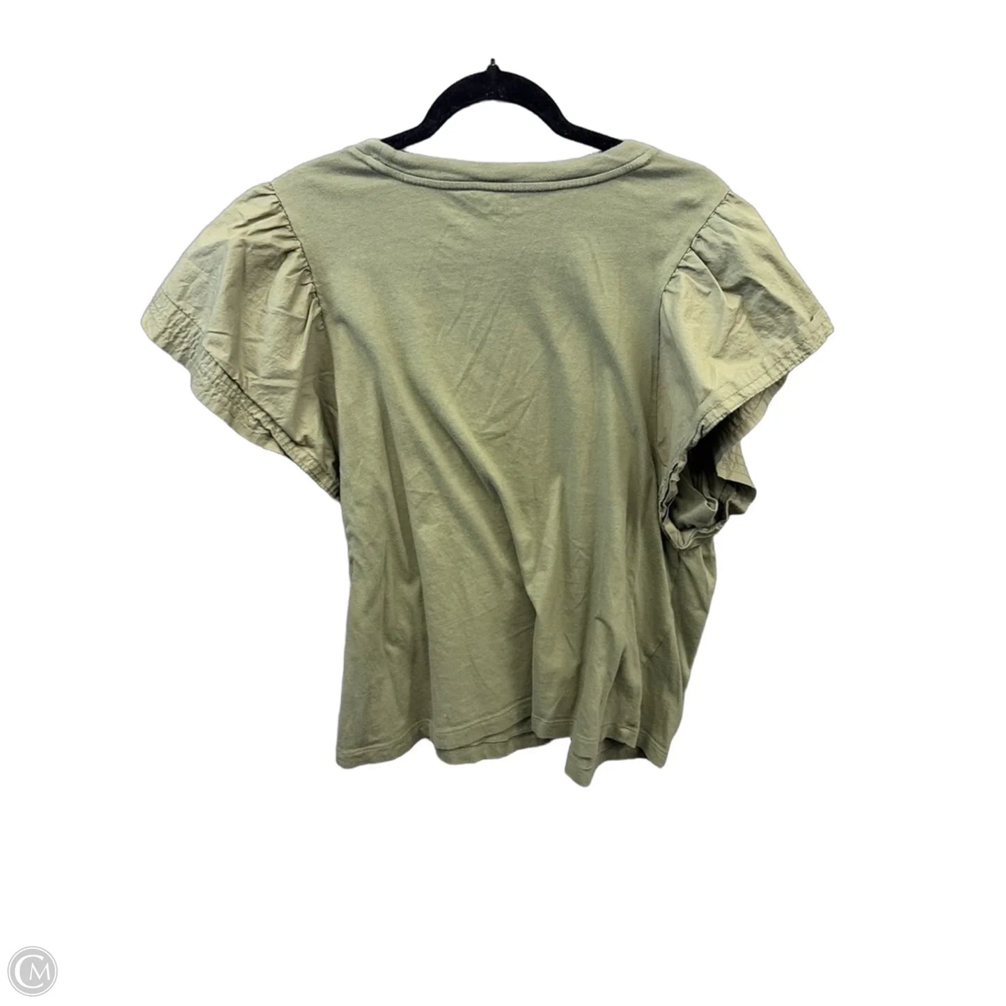 Top Short Sleeve By Old Navy In Green, Size: Xxl