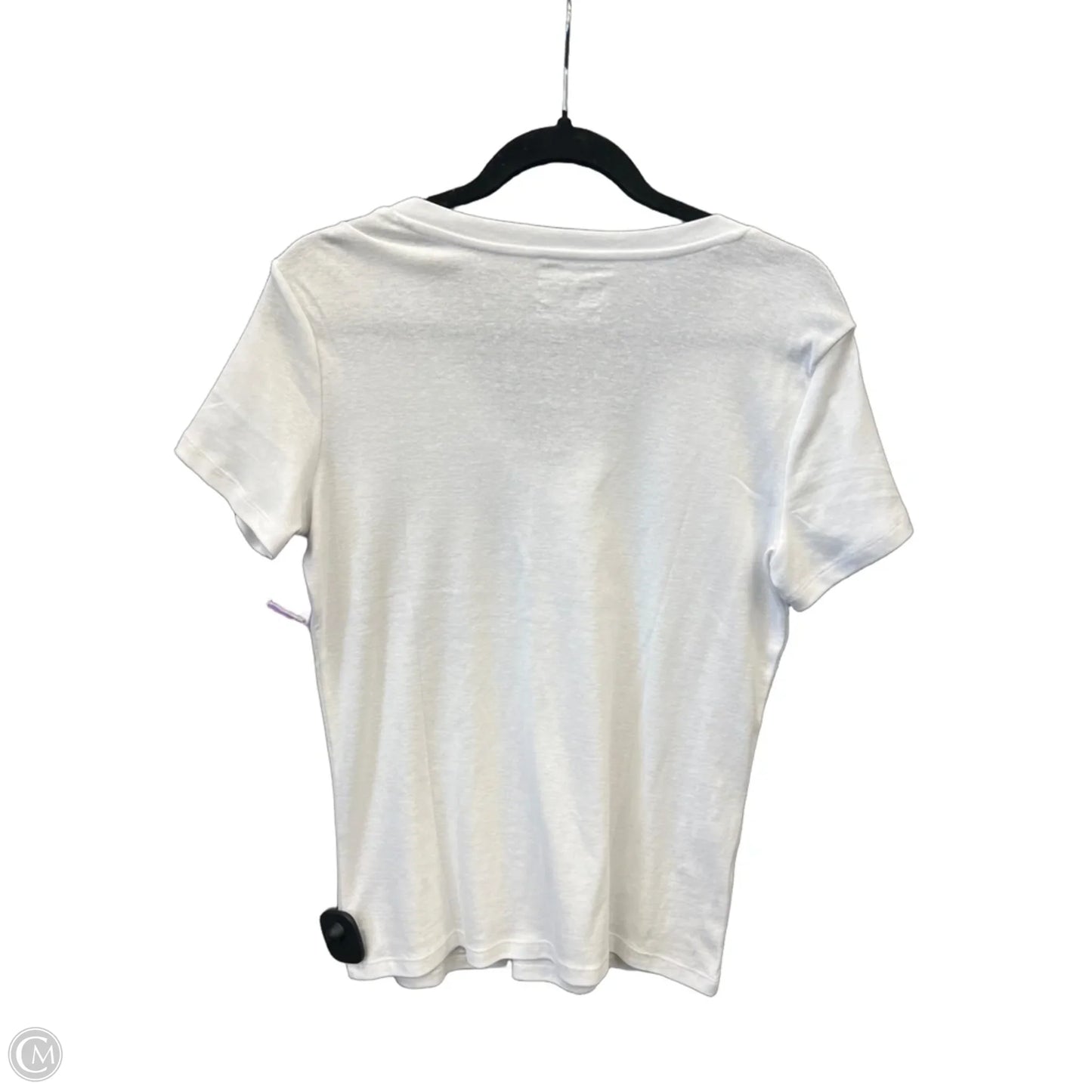 Top Short Sleeve Basic By Eddie Bauer In White, Size: M