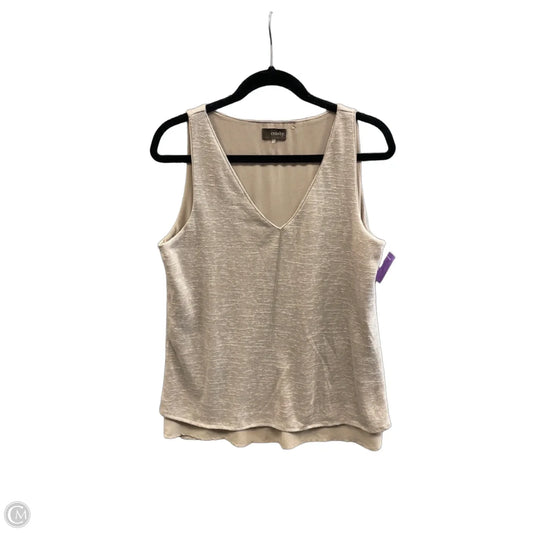 Top Sleeveless By Crosby In Beige, Size: L