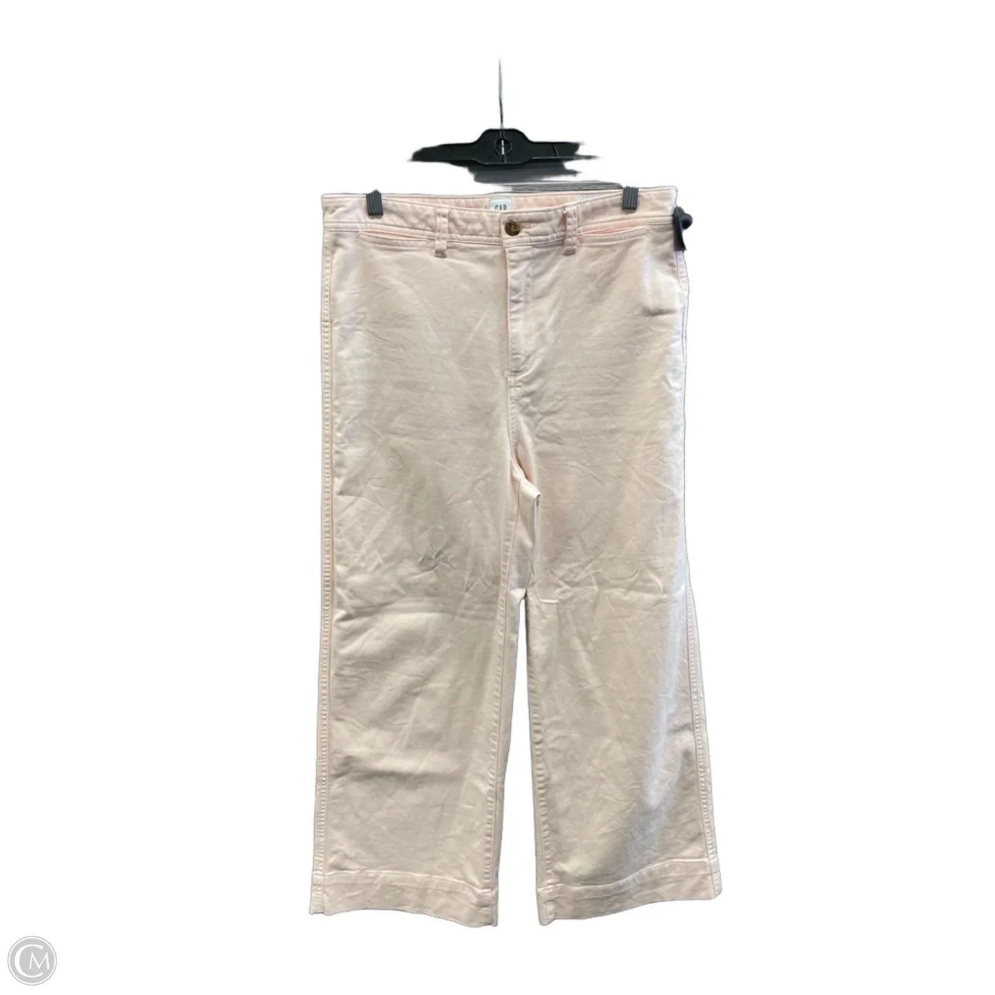 Pants Wide Leg By Gap In Pink Denim, Size: 8