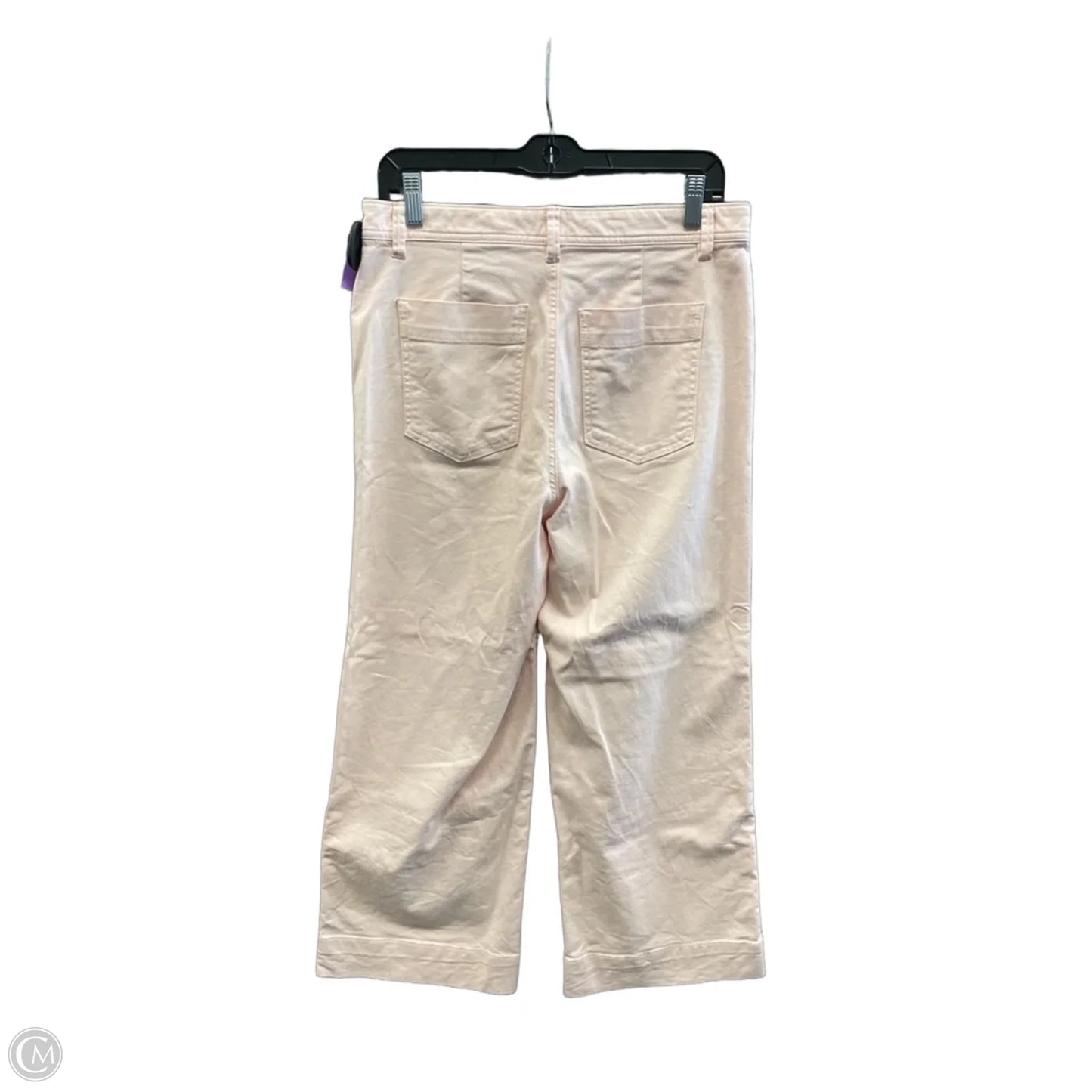 Pants Wide Leg By Gap In Pink Denim, Size: 8