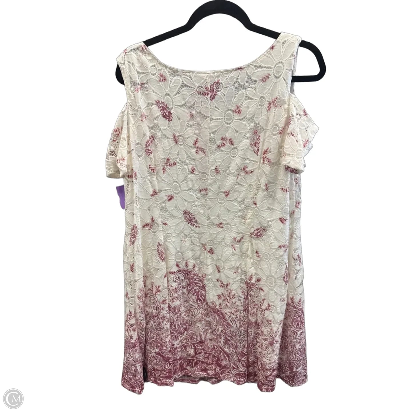 Dress Casual Midi By Robbie Bee In White, Size: Xl