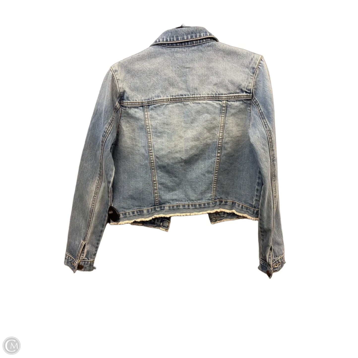 Jacket Denim By Clothes Mentor In Blue Denim, Size: M