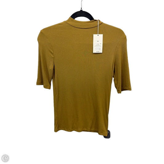 Top 3/4 Sleeve Basic By A New Day In Green, Size: Xs