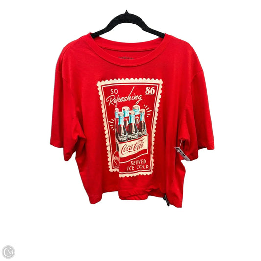 Top Short Sleeve By Clothes Mentor In Red, Size: Xl