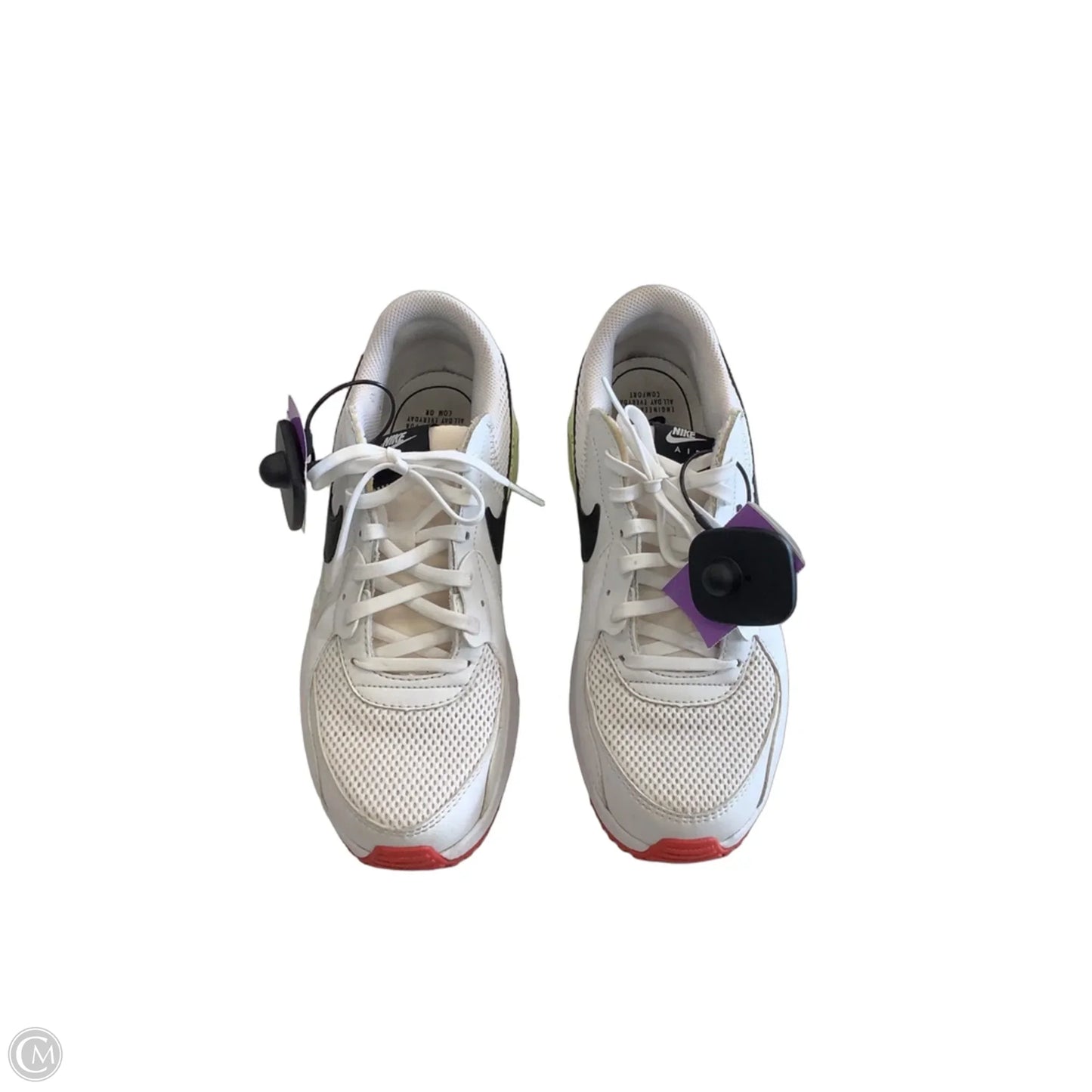Shoes Sneakers By Nike In Silver, Size: 9.5