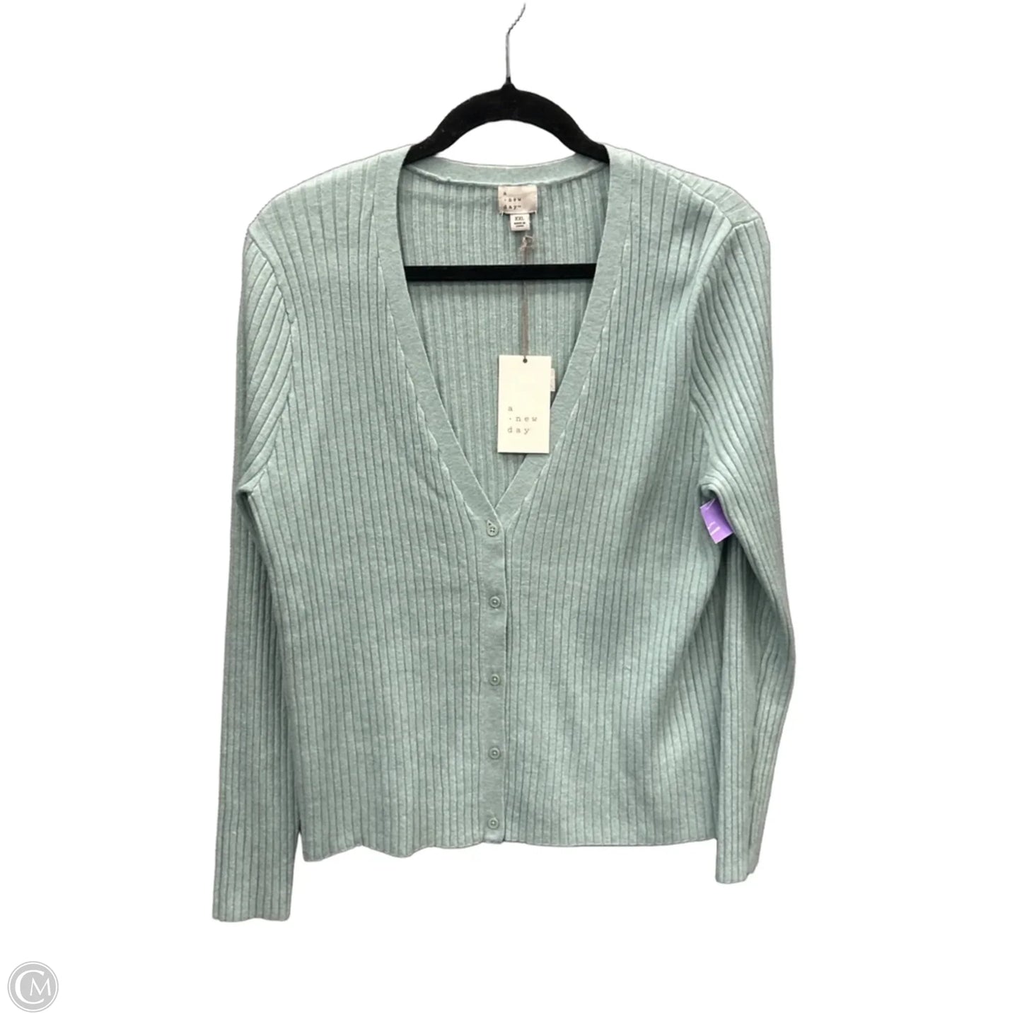 Cardigan By A New Day In Blue, Size: Xxl