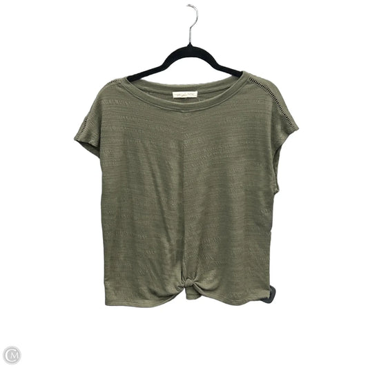 Top Short Sleeve By Clothes Mentor In Green, Size: L