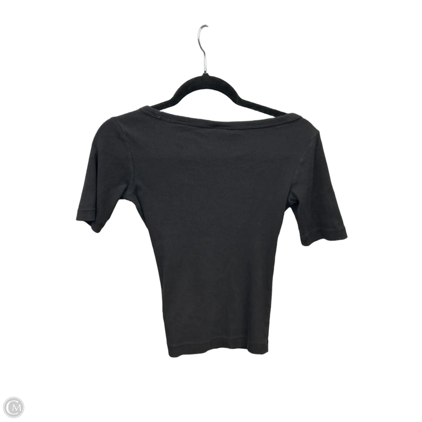 Top Short Sleeve Basic By H&m In Black, Size: S