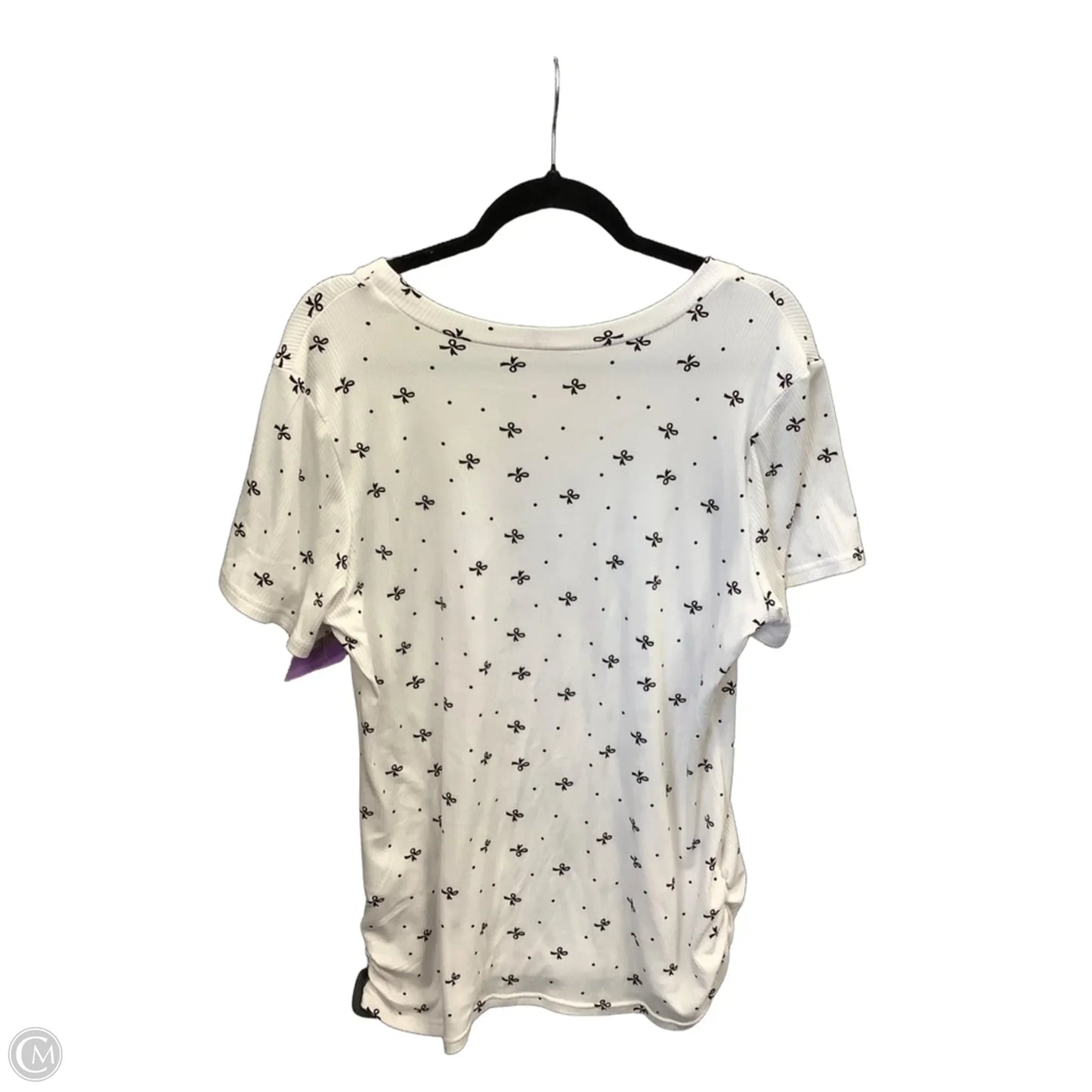 Top Short Sleeve By Free Kisses In White, Size: 1x