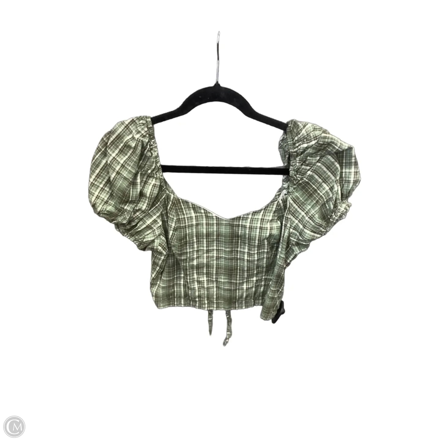 Top Short Sleeve By Clothes Mentor In Green, Size: M