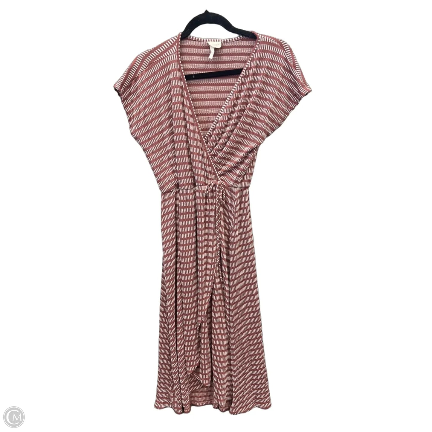 Dress Casual Midi By Caution To The Wind In Pink, Size: L