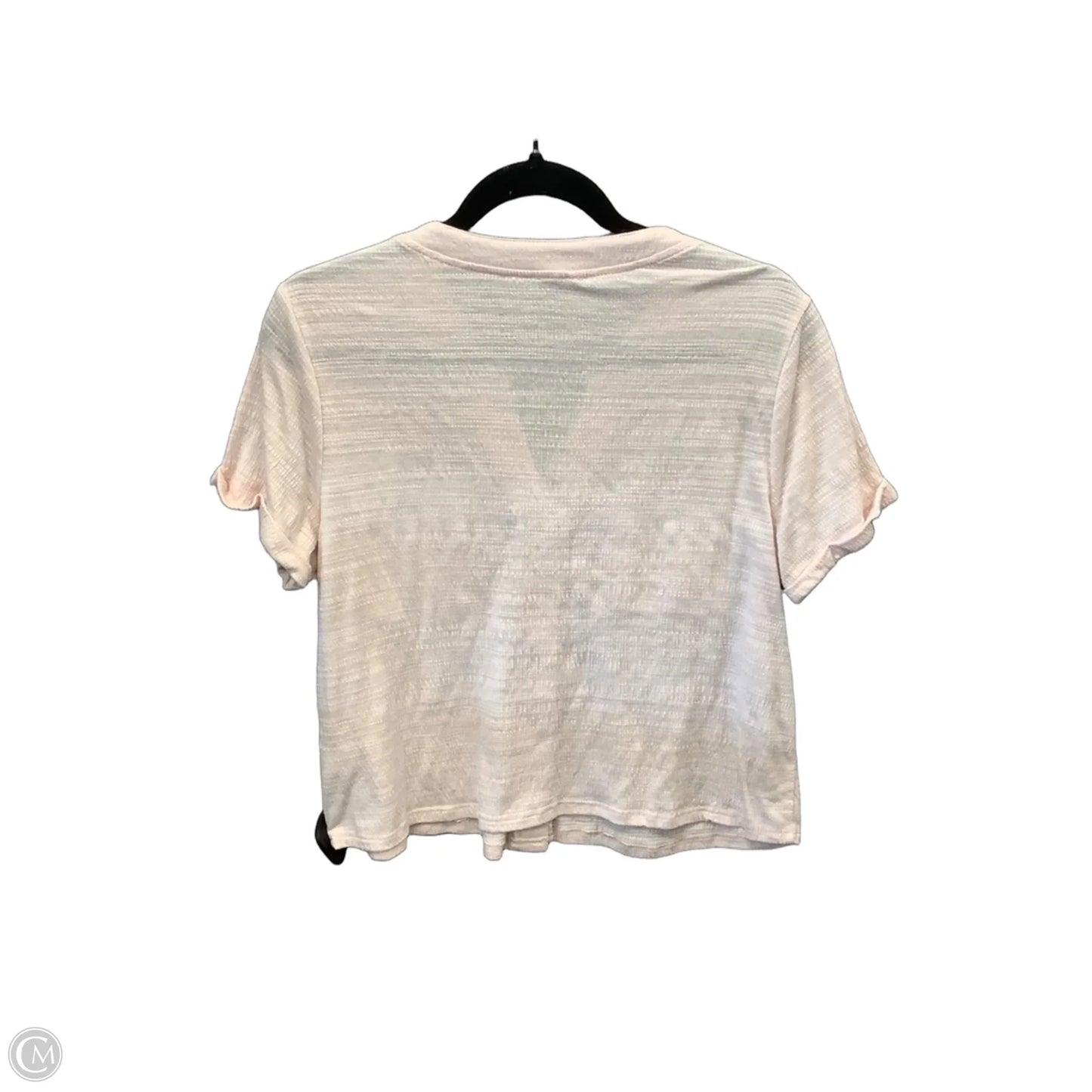 Top Short Sleeve By Clothes Mentor In Pink, Size: L