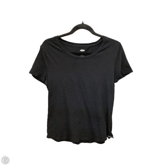 Top Short Sleeve Basic By Old Navy In Black, Size: Sp