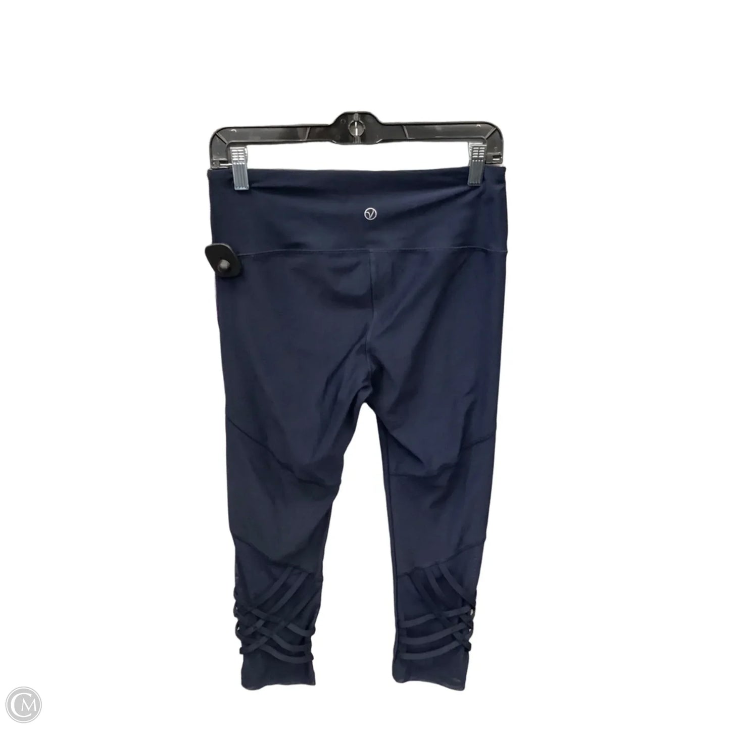 Athletic Leggings Capris By Vogo In Navy, Size: M