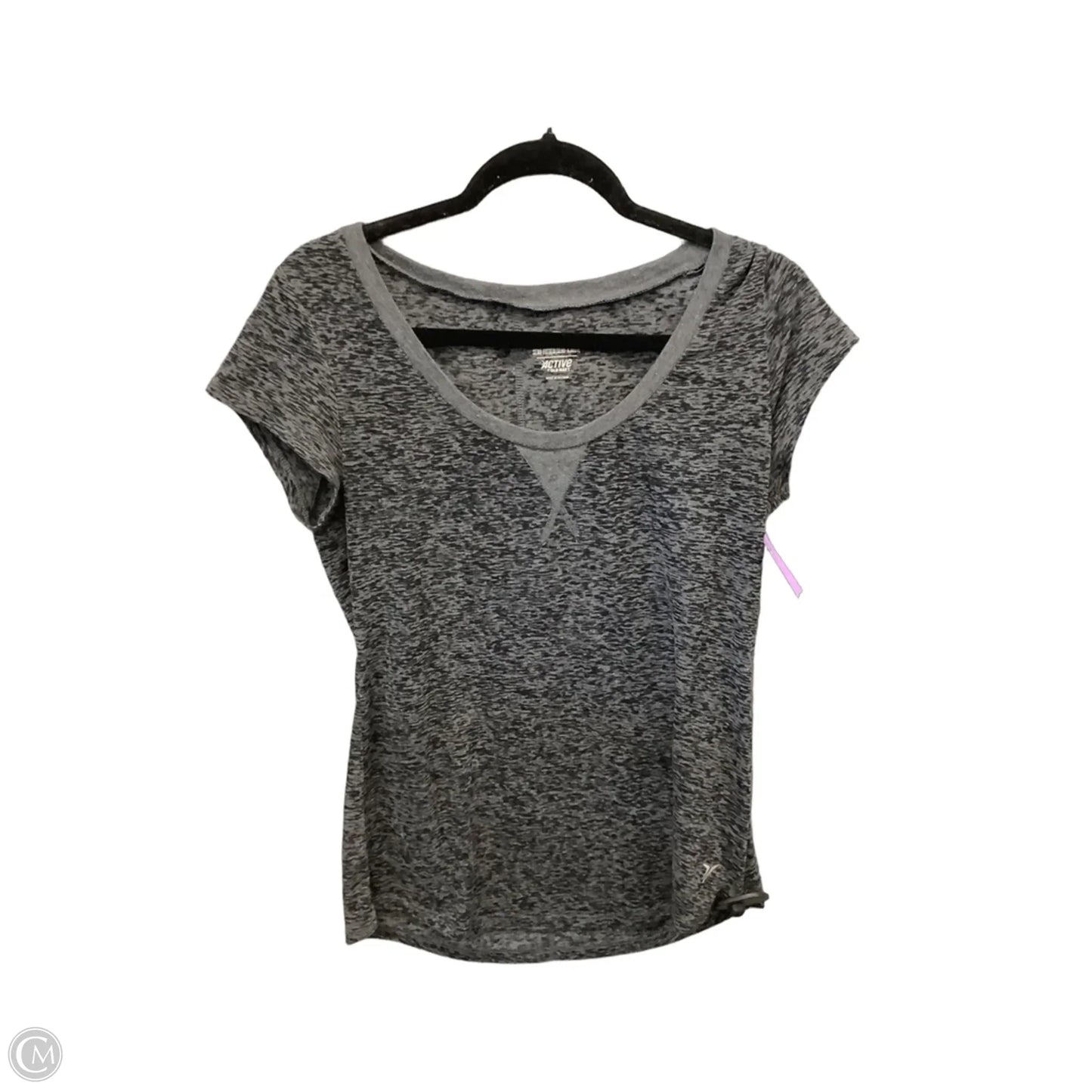 Athletic Top Short Sleeve By Old Navy In Grey, Size: Sp