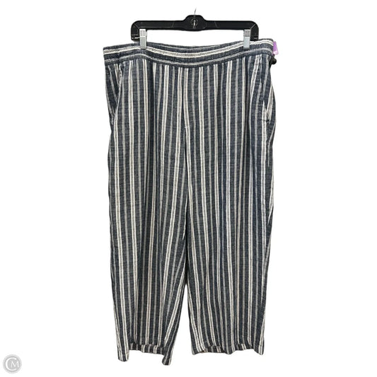Pants Wide Leg By Old Navy In Striped Pattern, Size: 16