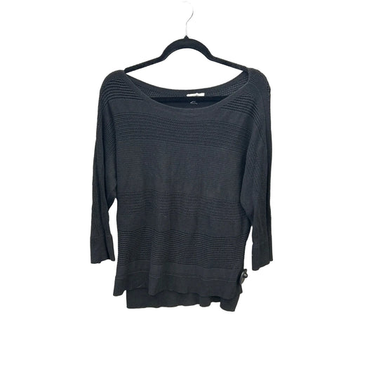 Top 3/4 Sleeve By Maurices In Black, Size: M