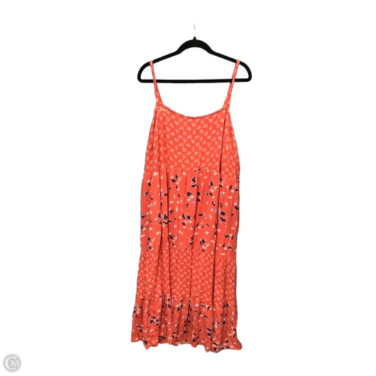 Dress Casual Maxi By Terra & Sky In Orange, Size: 3x