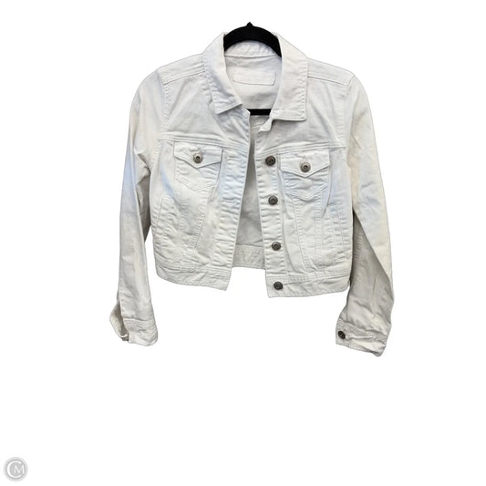 Jacket Denim By Maurices In White Denim, Size: S