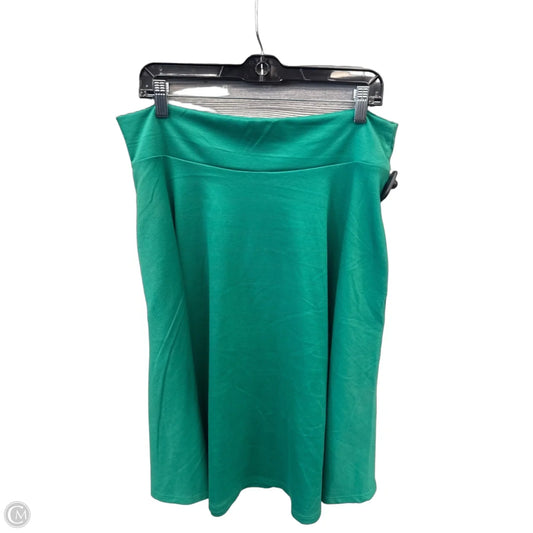 Skirt Midi By Agnes & Dora In Green, Size: 18