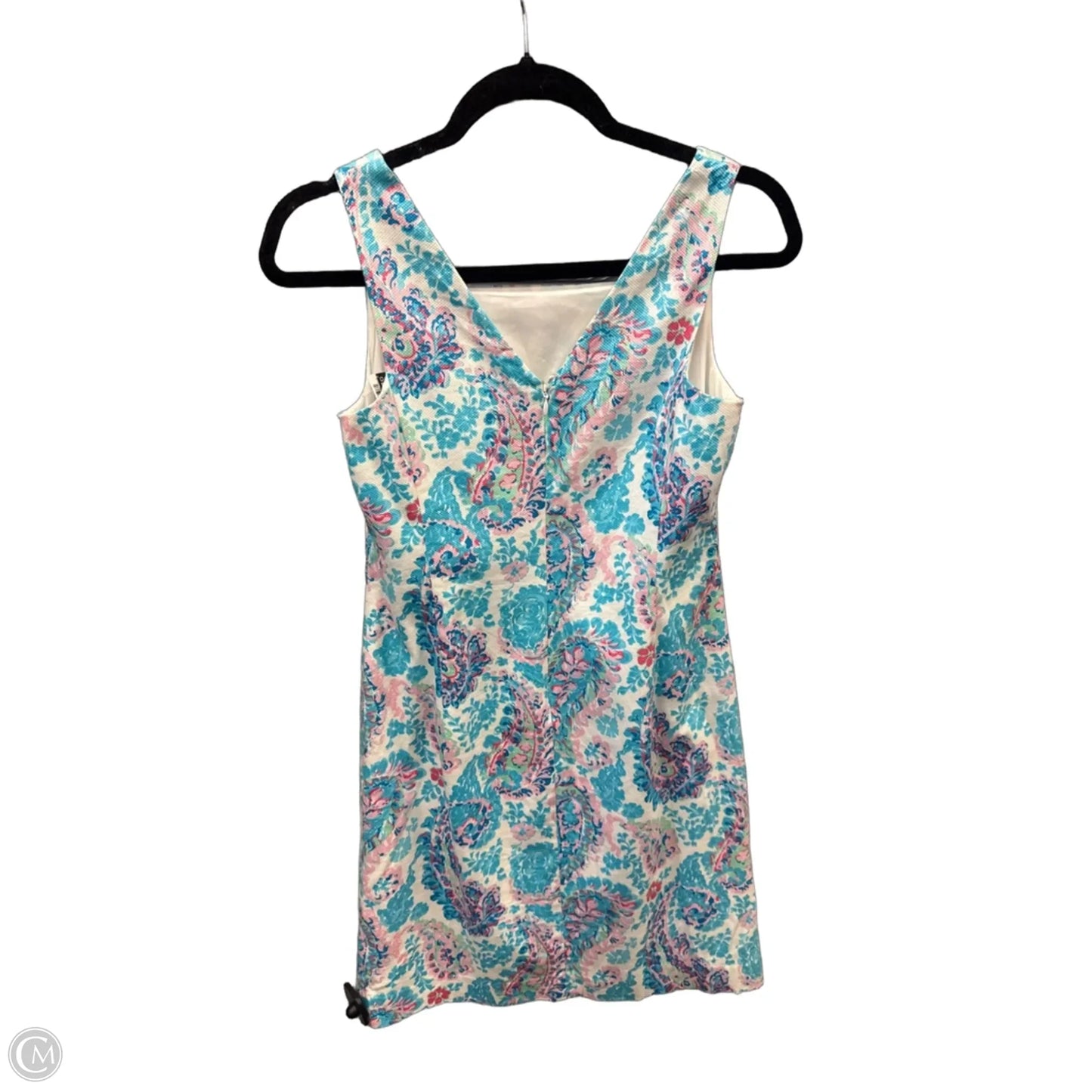 Dress Party Midi By Talbots In Blue & Pink, Size: Xsp