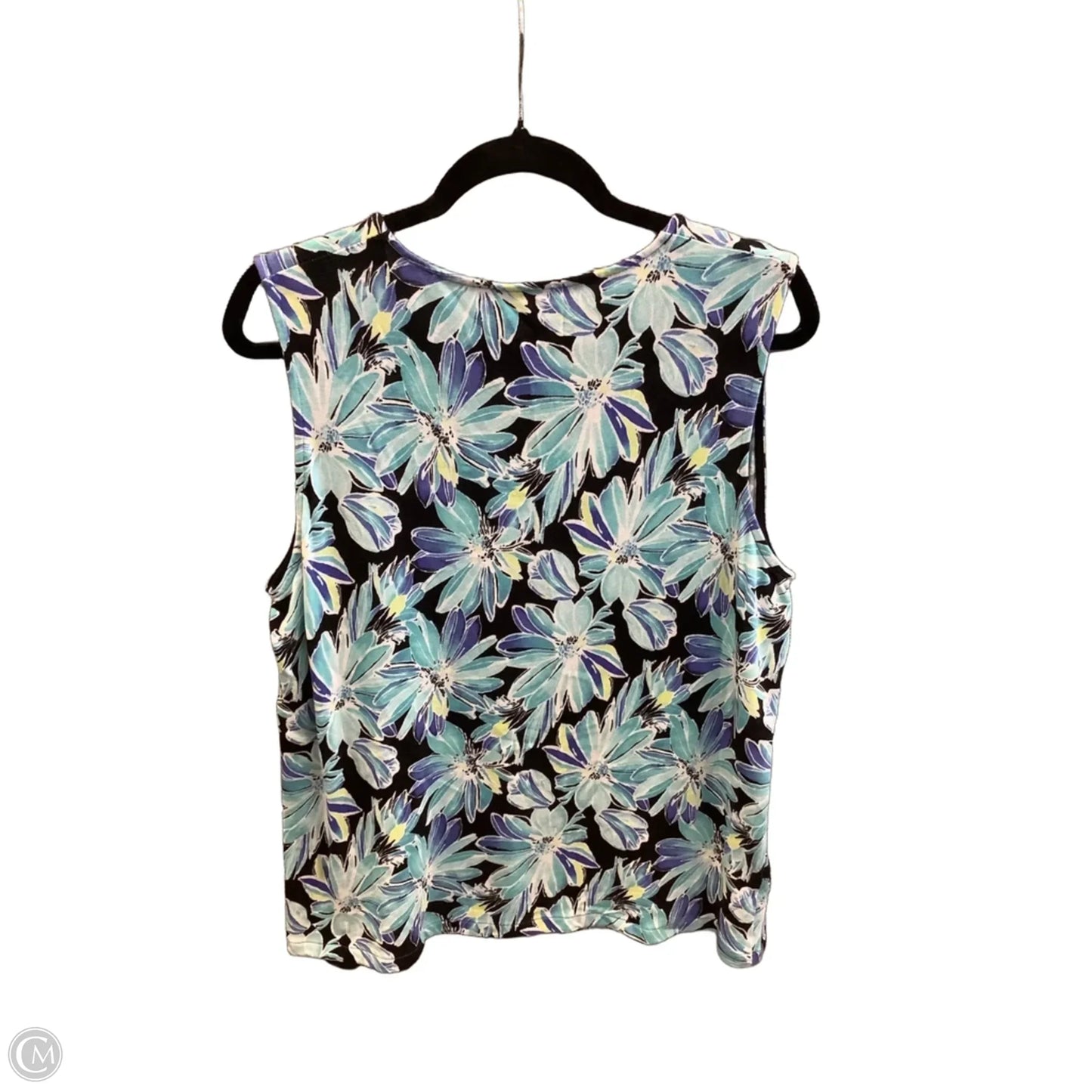 Top Sleeveless By Talbots In Blue, Size: 2x