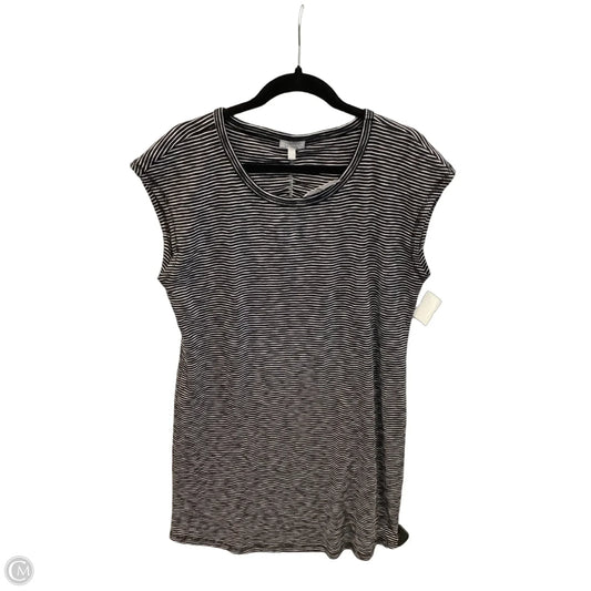 Dress Casual Midi By Talbots In Striped Pattern, Size: L