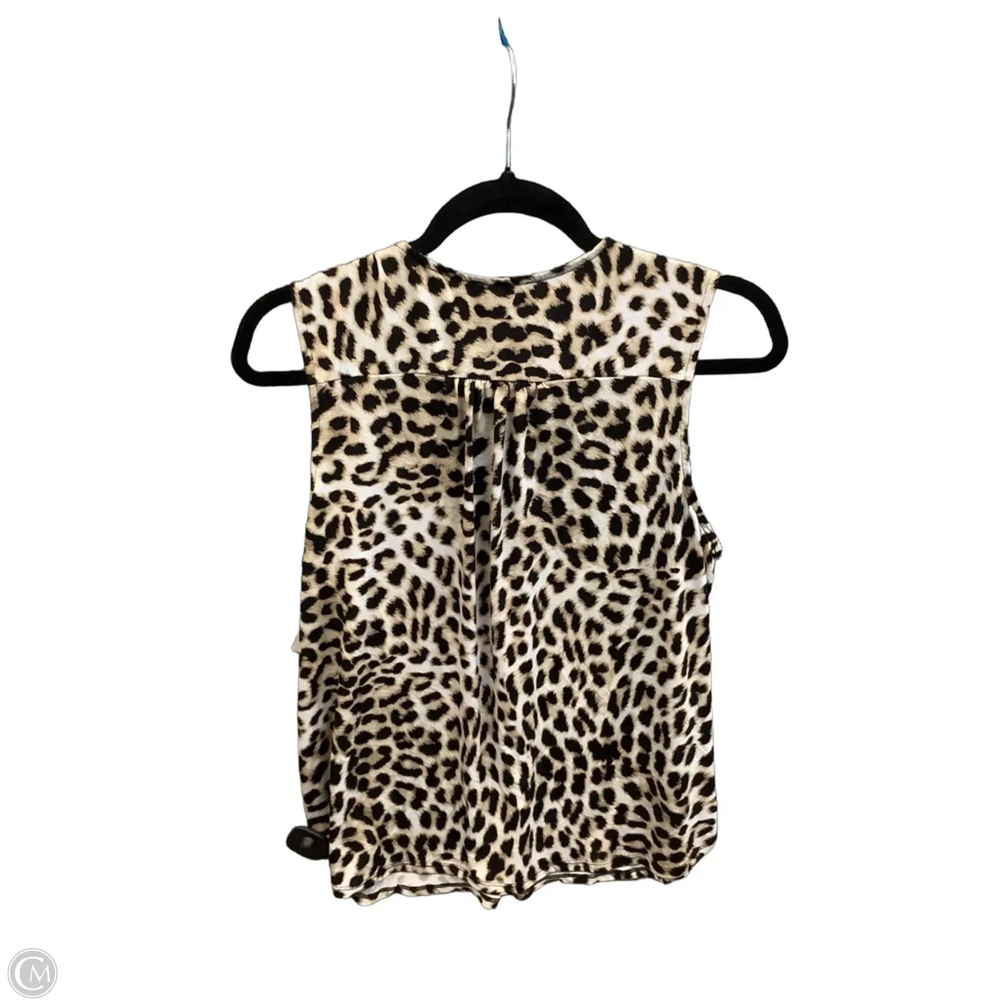 Top Sleeveless By Vince Camuto In Animal Print, Size: M