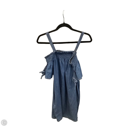 Dress Casual Short By Hippie Laundry In Blue Denim, Size: Xl
