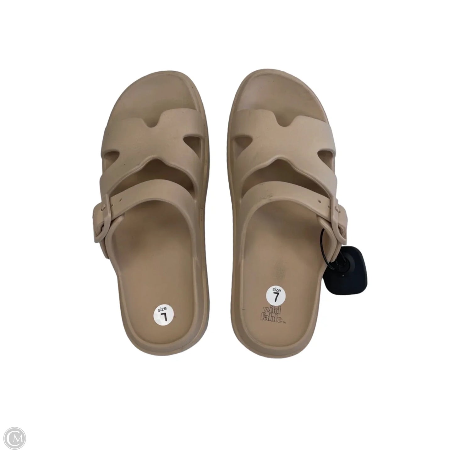 Sandals Flats By Wild Fable In Tan, Size: 7