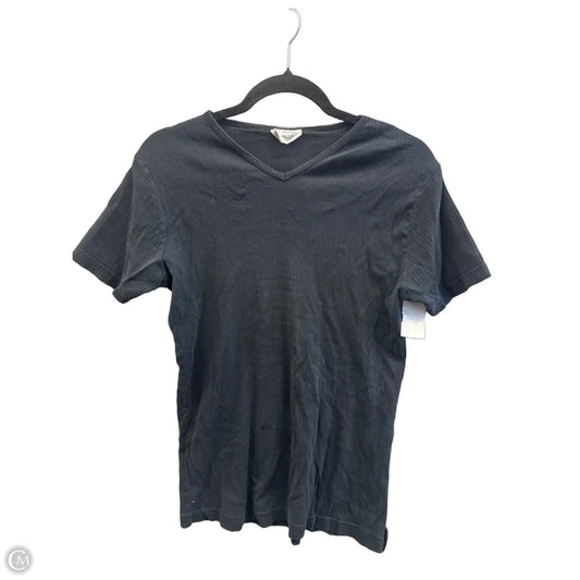 Top Short Sleeve By Clothes Mentor In Black, Size: M