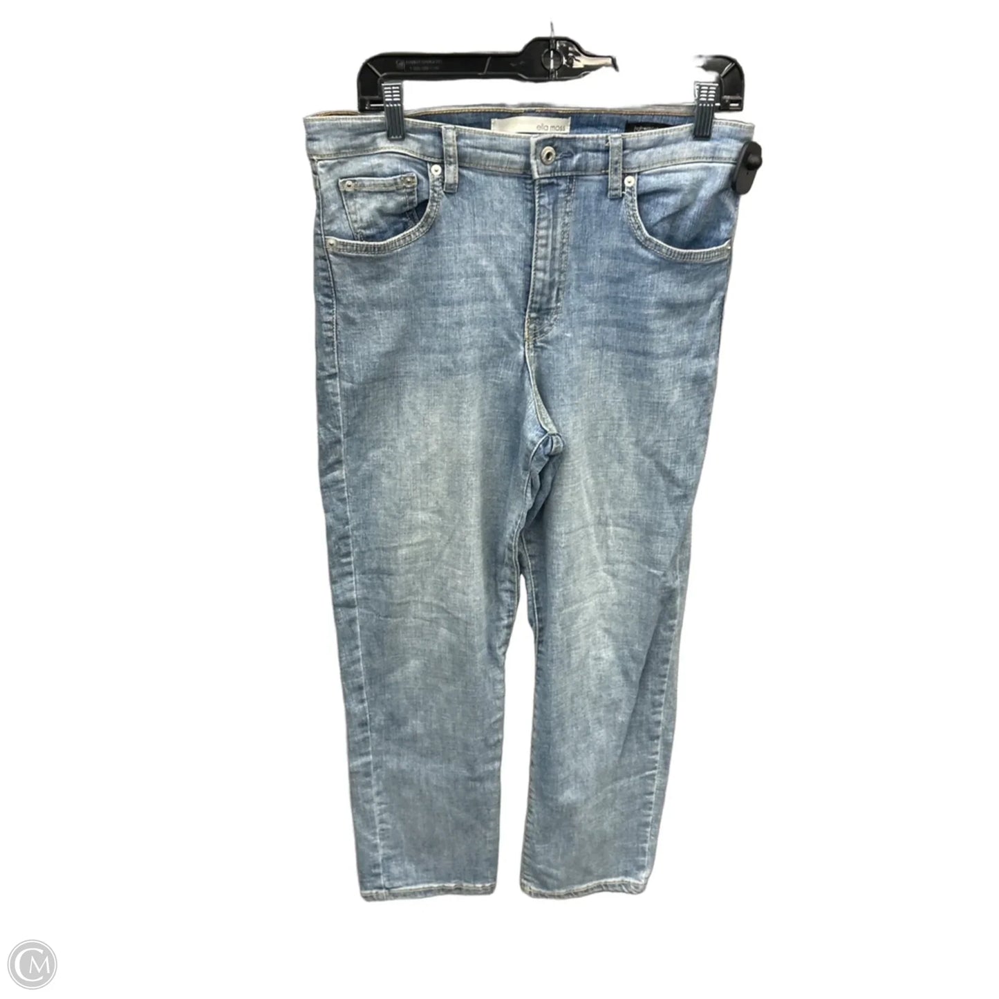 Jeans Straight By Ella Moss In Blue Denim, Size: 10
