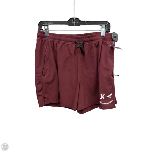 Athletic Shorts By Clothes Mentor In Maroon, Size: Xl