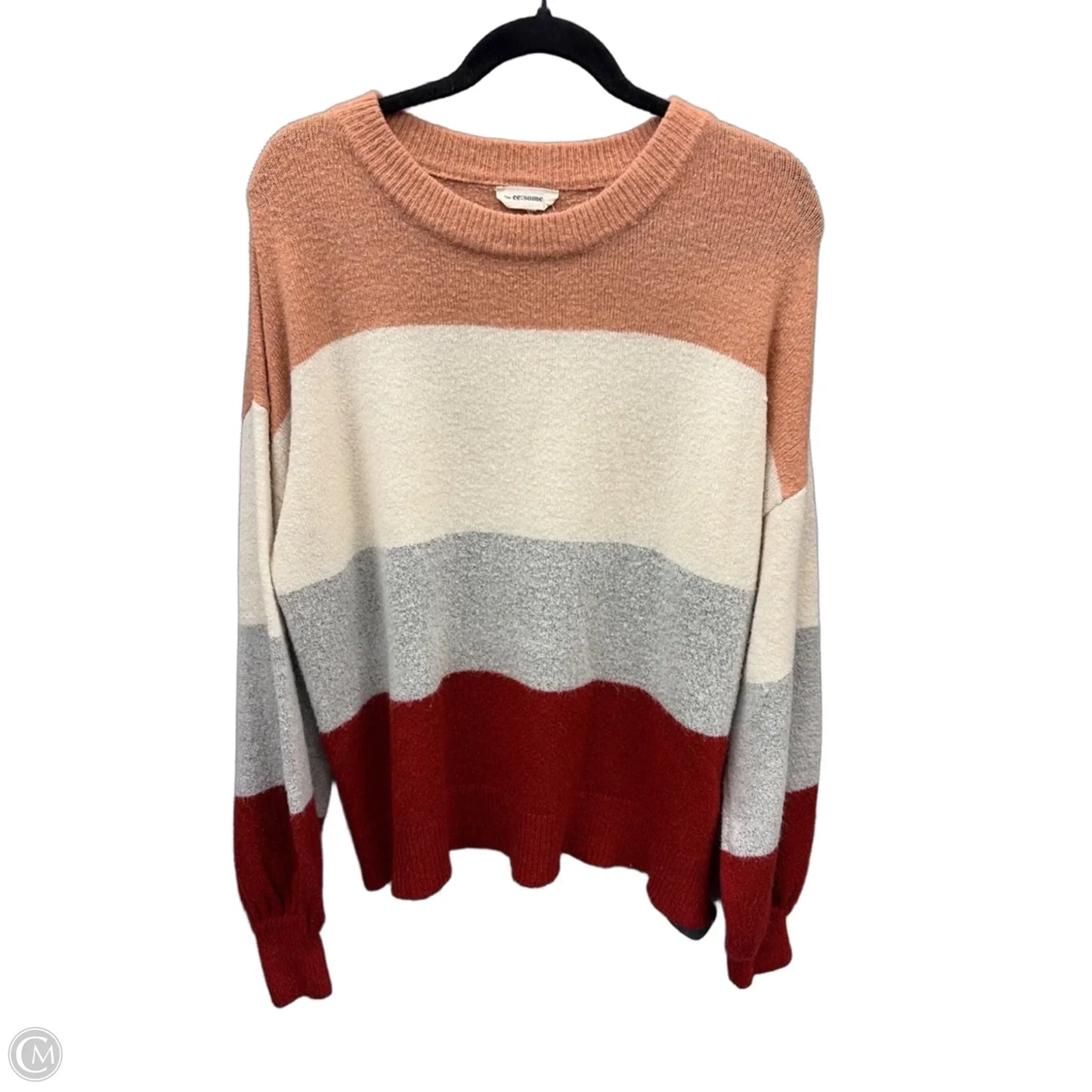 Sweater By Eesome In Striped Pattern, Size: M