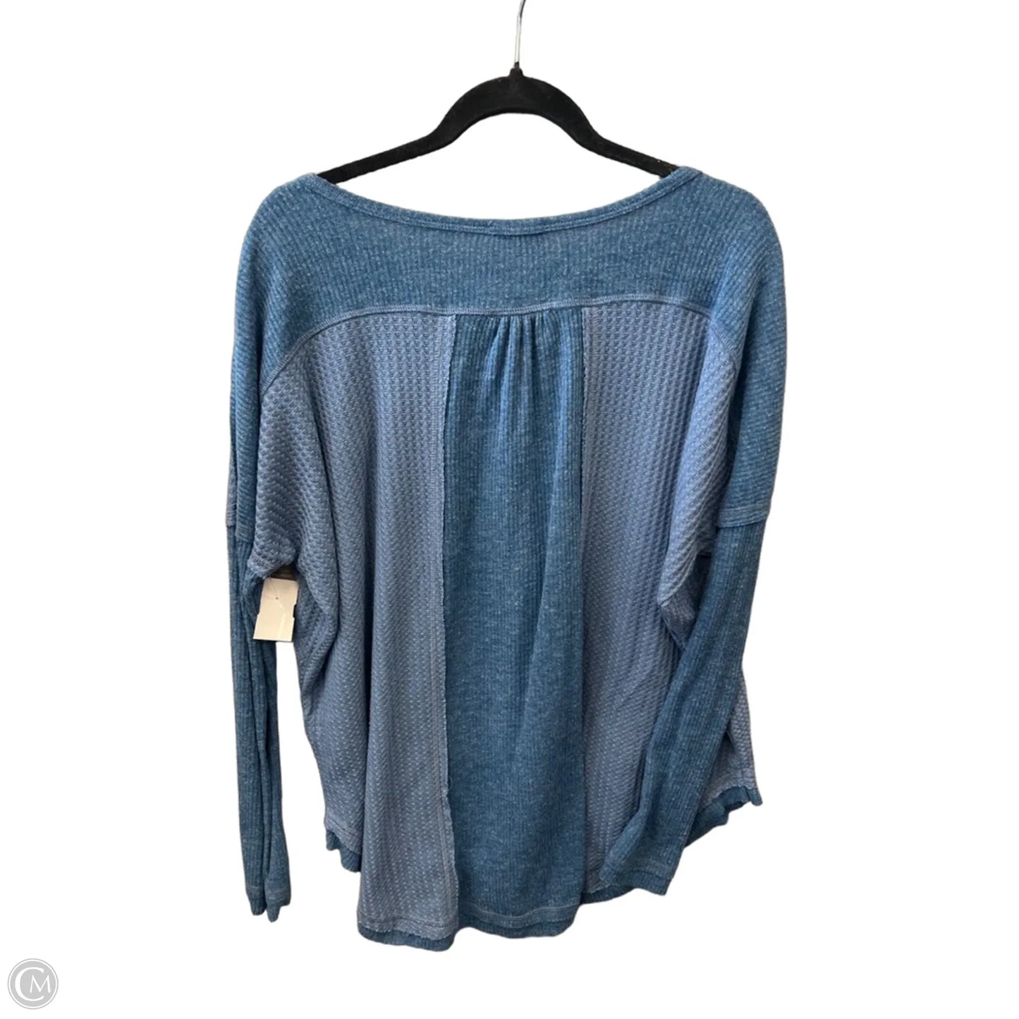 Top Long Sleeve By La Miel In Blue, Size: M